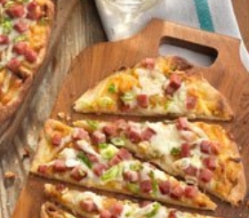 Hawaiian Ham & Pineapple Pizza