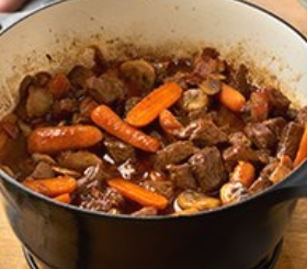 Easy One Pot Beef Bourguignon