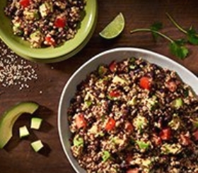 Quinoa Salad with Cilantro, Lime & Avocado