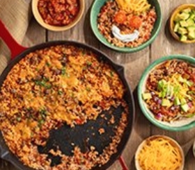 One Pan Burrito Bowls
