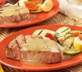 Fish Steaks Dijon