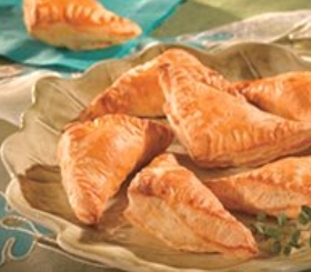 Mushroom & Bacon Triangles