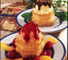 Peach Sorbet Melba