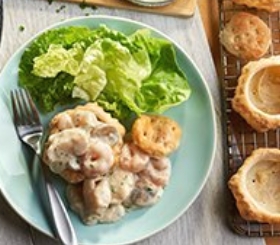 Shrimp & Scallops  Au Gratin