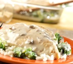 Saucy Baked Chicken & Broccoli
