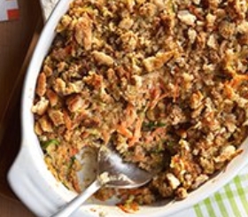 Vegetable Stuffing Bake