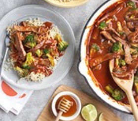 Honey-Sriracha Beef & Broccoli