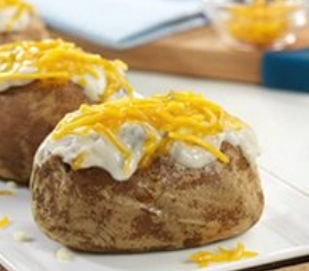 Cheesy Mushroom Potato Topper