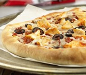 Cheesy Chicken Pizza