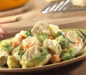 2-Step Inside-Out Chicken Pot Pie