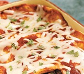 Layered Vegetable Enchilada Casserole