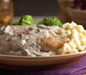 Quick Mushroom Chicken Bake