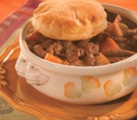 Pastry-Topped Beef Stew