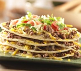 New Mexico Stacked Enchiladas