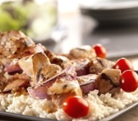 Garlic Pork Kabobs