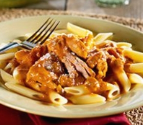 Creamy Blush Sauce with Turkey & Penne