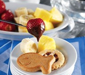 Chocolate and Coconut Cream Fondue