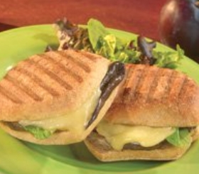 Eggplant Taleggio Panini