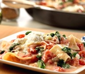 Skillet Vegetable Lasagna
