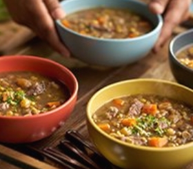 Slow Cooker Golden Split Pea Soup