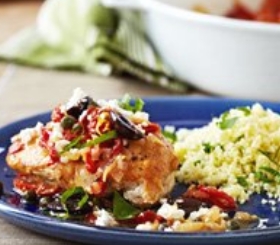 Pan-Seared Mediterranean Chicken